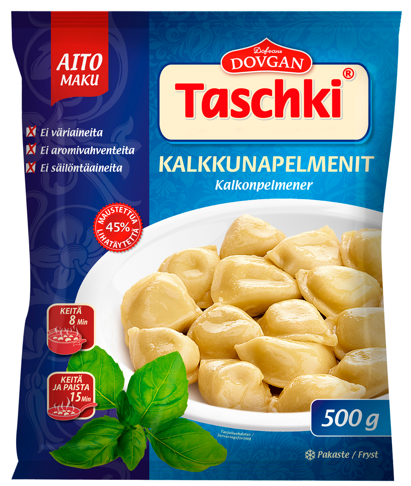 Taschki pelmeni 500g kalkkuna