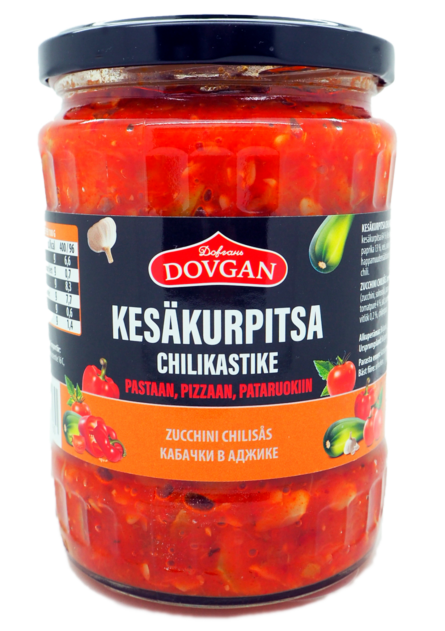 Dovgan Kesäkurpitsa chilikastikkeessa 530g