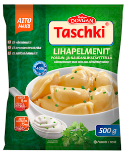 Taschki pelmeni 500g nauta-possu