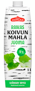 Dovgan koivunmahlajuoma 91% Mintunmakuinen 1 l