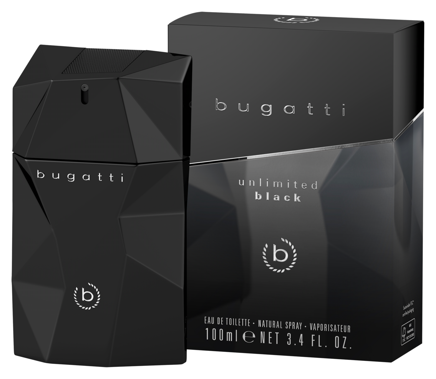 Bugatti Unlimited Black for Him EdT 100ml