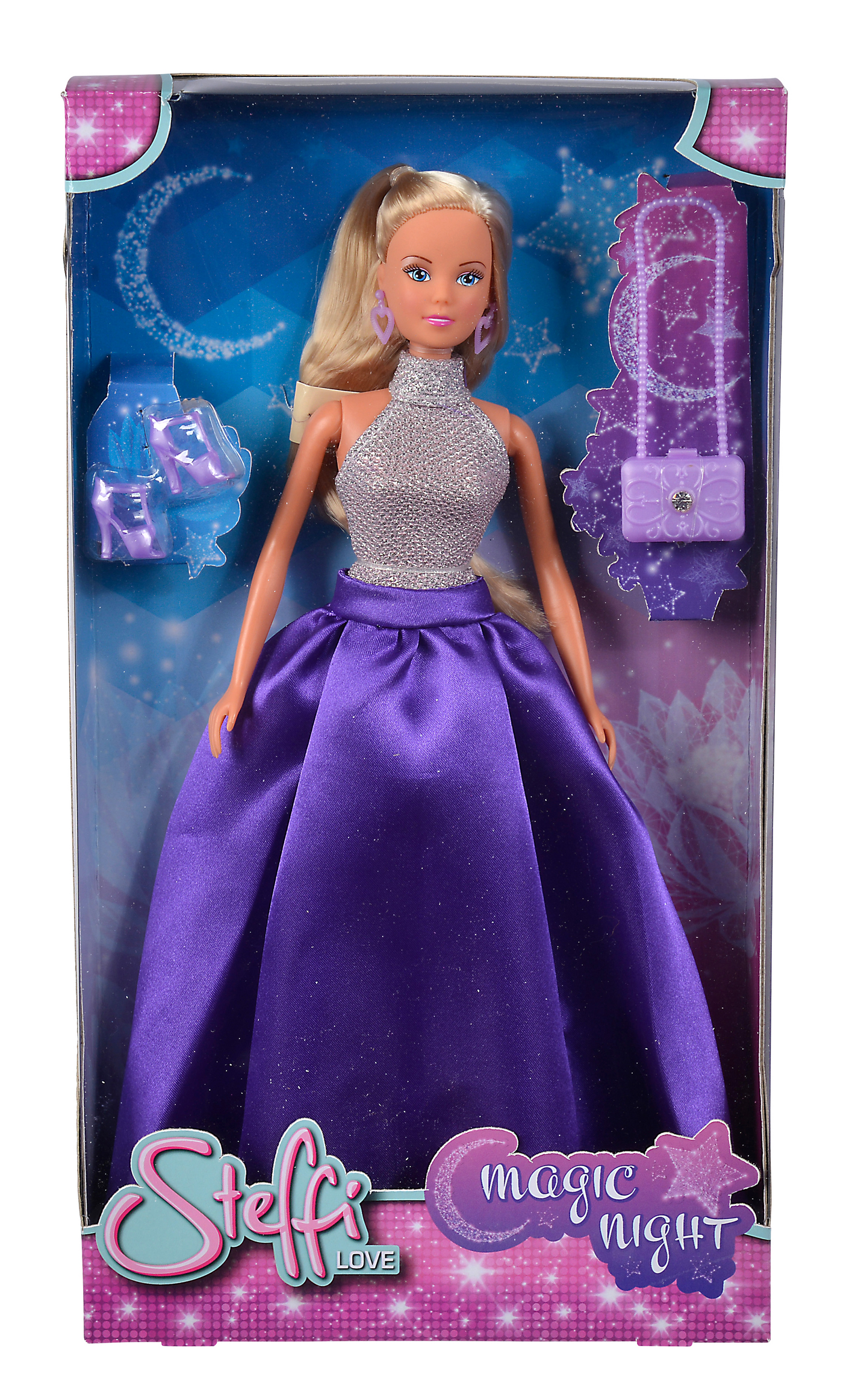 Simba Steffi Love Magic Jewels – Bambola Da 29 Cm Con Abito Glitterato E 9 Pietre Preziose Da Applicare Su Vestito E Capelli, Per Bambine Dai 3 Anni - 2