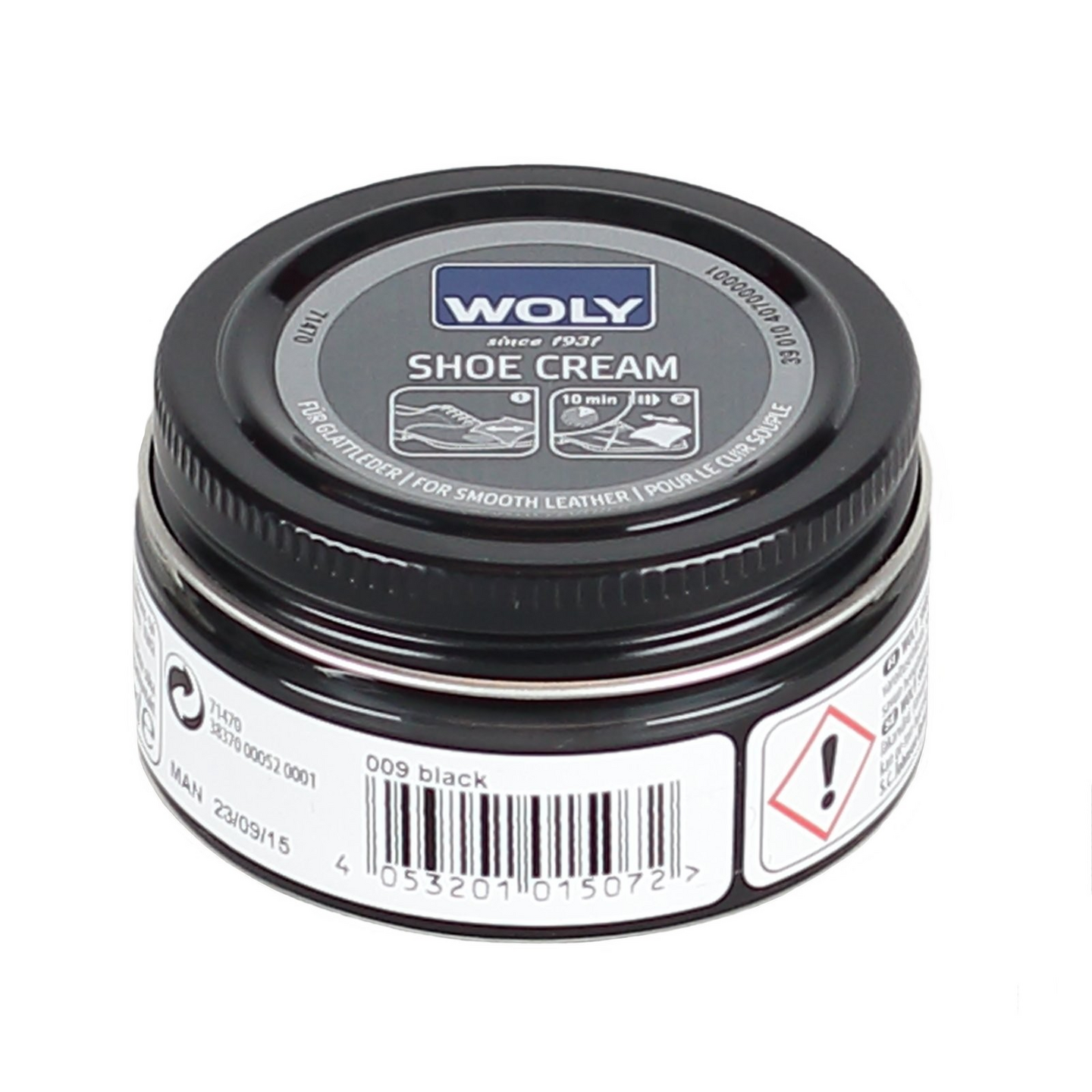Woly Shoe Cream, musta, 50ml