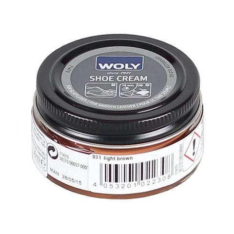 Woly Shoe Cream vaaleanruskea 50ml