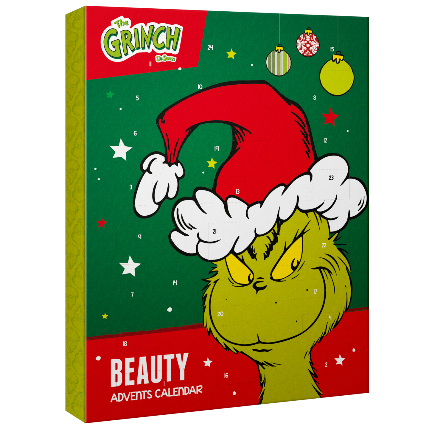The Grinch kauneusjoulukalenteri