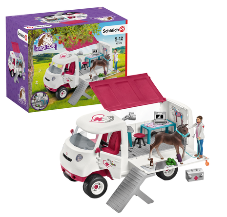 Schleich Eläinlääkäriauto + tarvikkeet