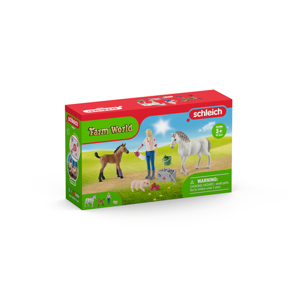 Schleich Eläinlääkäri+tamma ja varsa