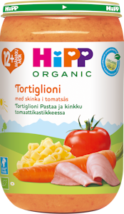 Hipp tortigloni pastaa&lihaa12kk 250g Luomu