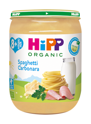 HiPP Luomu Spaghetti Carbonara 190g 8kk