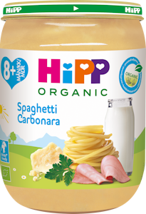 HiPP Luomu Spaghetti Carbonara 190g 8kk