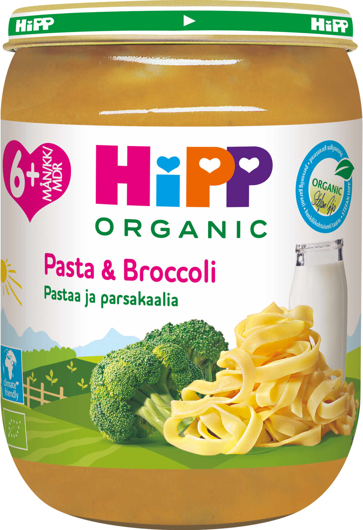HIPP sose pasta-parsakaali 190g 6kk luomu
