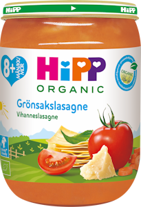 HIPP vihanneslasagne 190g 8kk luomu