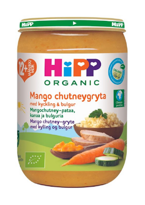 HiPP mango chutney pata kana & bulgur 220g 12kk luomu