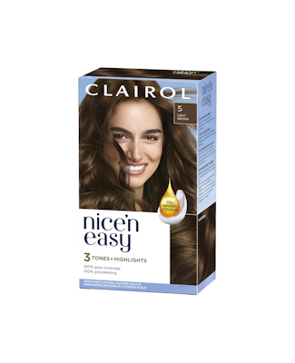 Clairol Nice'n Easy Kestoväri 5 Light Brown 2x60ml + 57ml