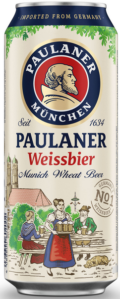 Paulaner Hefeweisse olut 5,5% 0,5l DOLLY