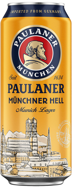 Paulaner Münchner Hell olut 4,9% 0,5l DOLLY