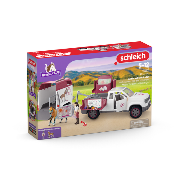 schleich eläinlääkäri ja perävaunu