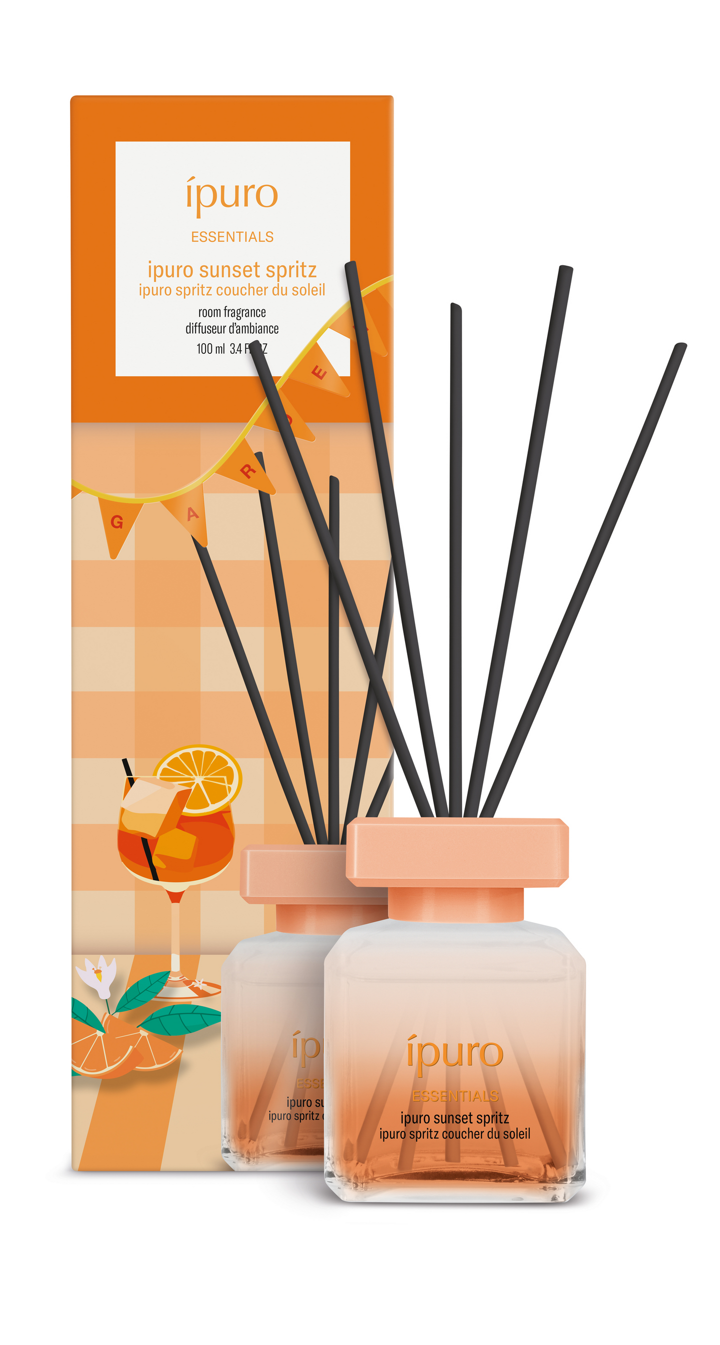 ipuro 100ml Essentials Sunset Spritz Huonetuoksu