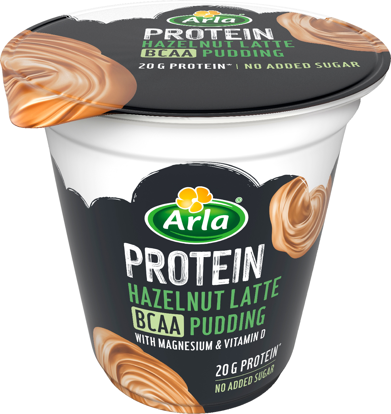 Arla Protein BCAA vanukas 200g hasselpähkinä latte laktoositon