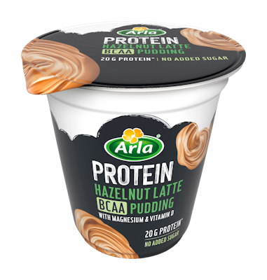 Arla Protein BCAA vanukas 200g hasselpähkinä latte laktoositon
