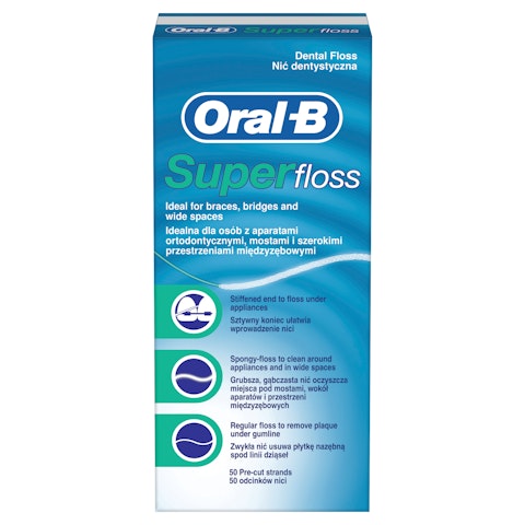 Oral-B Super Floss hammaslanka 50kpl