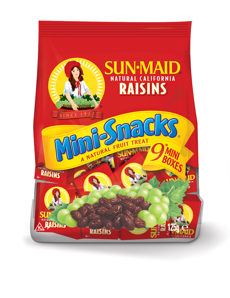 Sun Maid Mini Snacks rusina 9x14g HoReCa tukku Kespro
