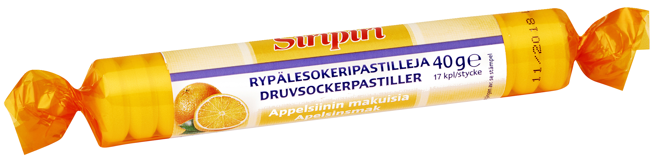 Siripiri appel rypälesok pastil 40g