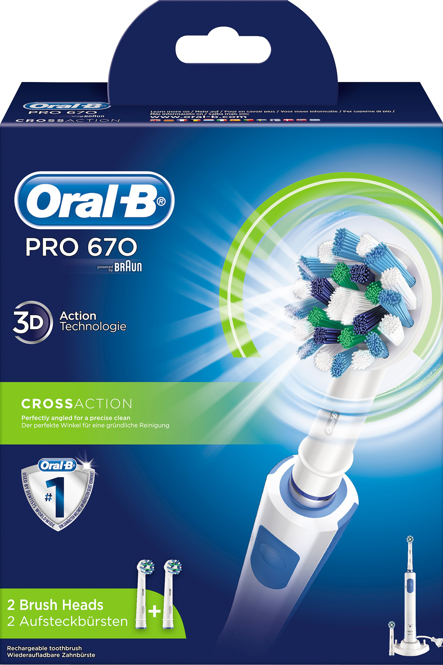 Oral-B PRO 670 CrossAction sähköhammasharja