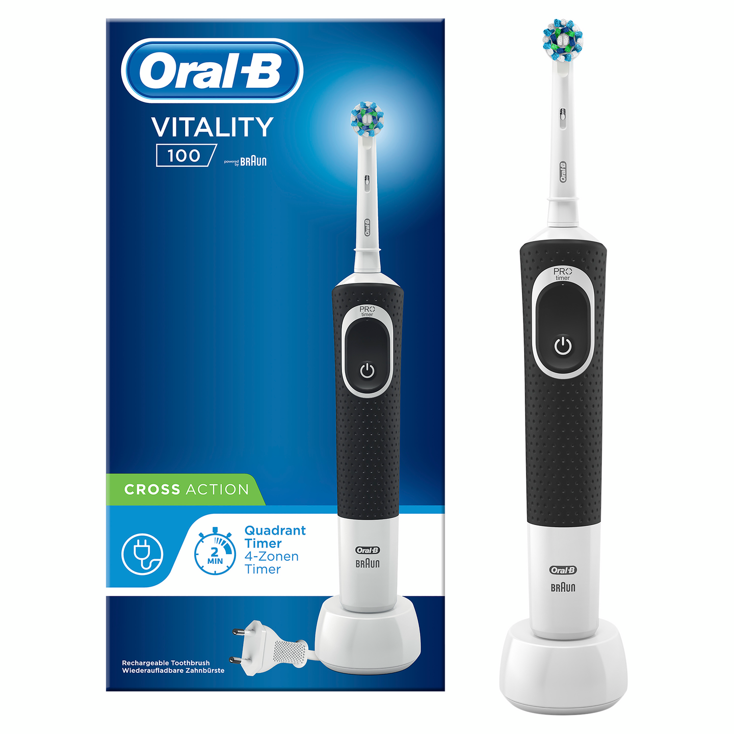 Oral-B Vitality Cross Action Black sähköhammasharja