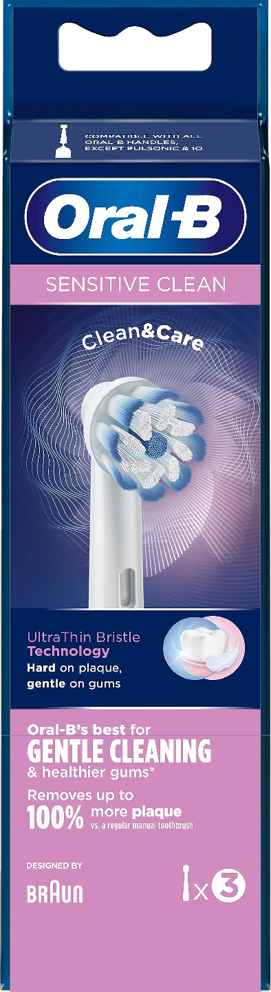 Oral-B Sensitive Clean Care vaihtoharja 3kpl