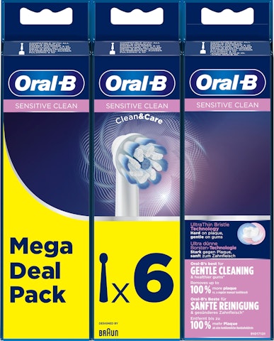 Oral-B Sensitive Clean vaihtoharja 6 kpl