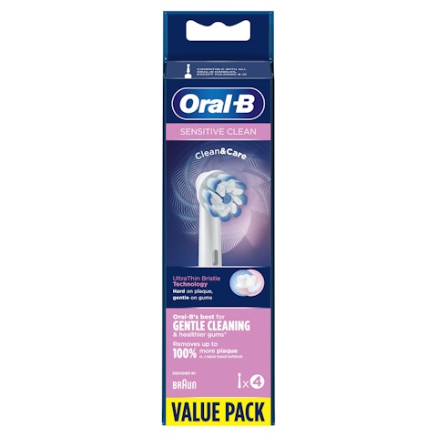 Oral-B Sensitive Clean vaihtoharja 4 kpl