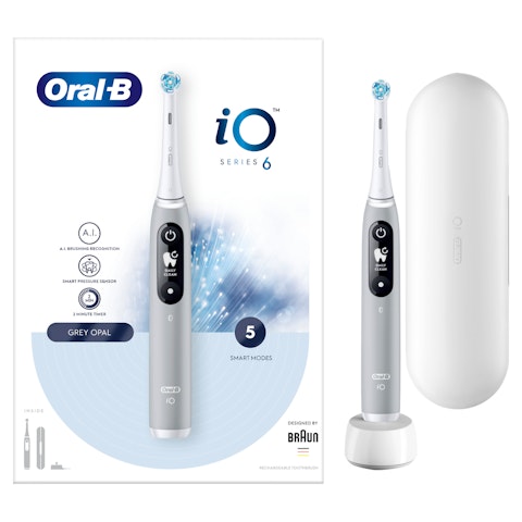 Oral-B iO Series 6 sähköhammasharja harmaa