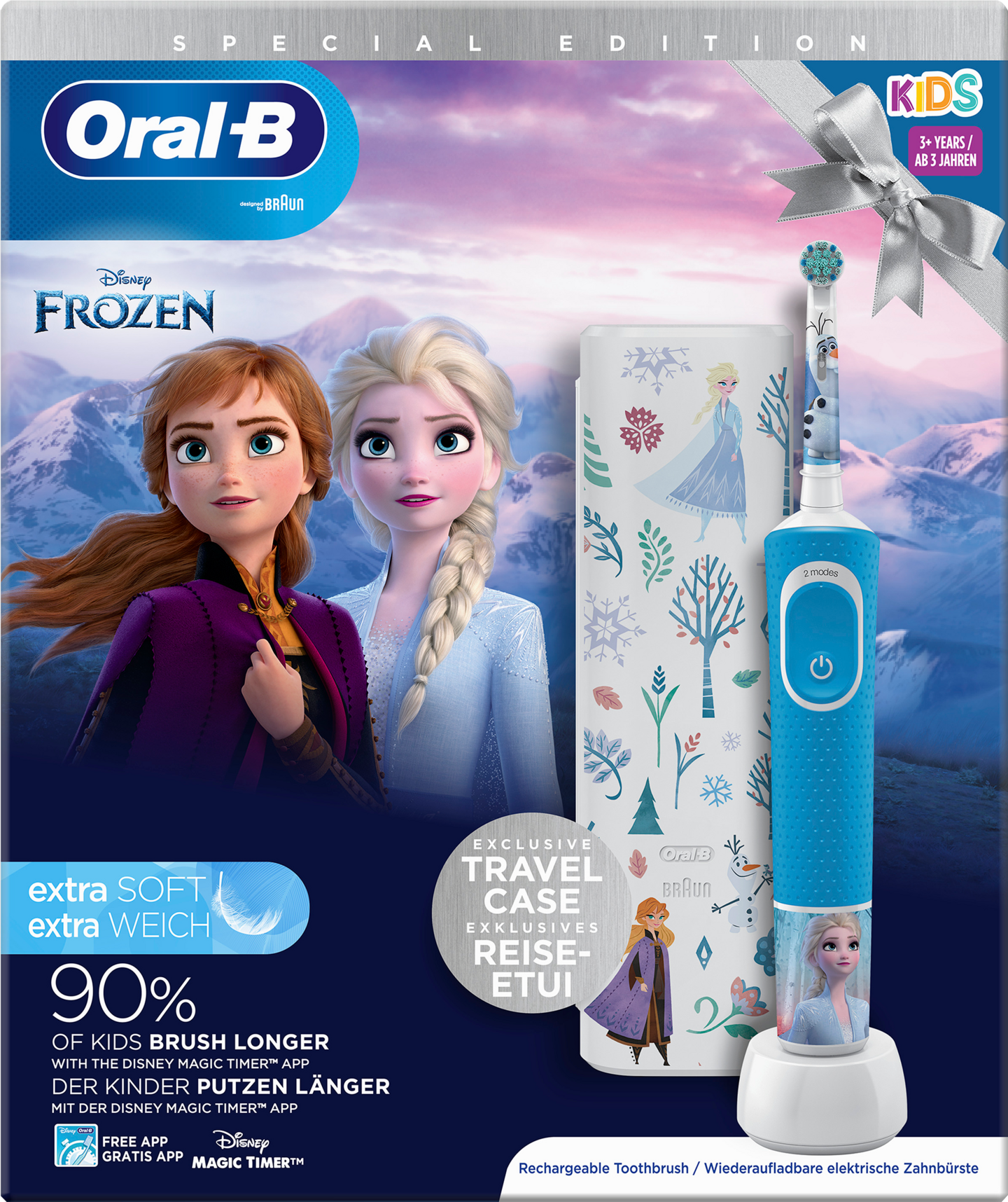 Oral-B Kids 3+ Frozen -sähköhammasharja