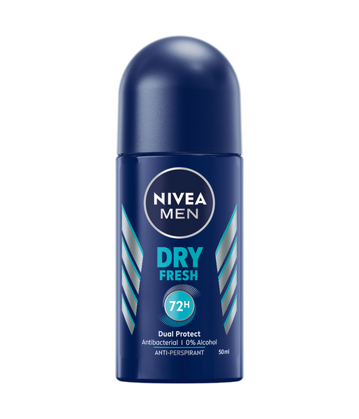 NIVEA MEN 50ml Dry Fresh Deo Roll-on -antiperspirantti