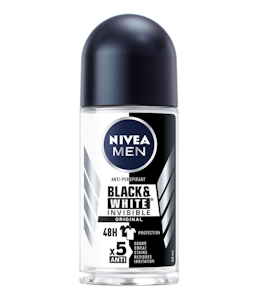 Nivea Men Deo Roll-on antiperspirantti 50ml Black & White Invisible Original