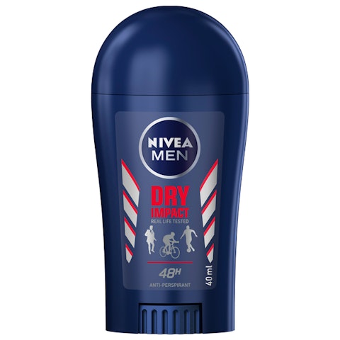 NIVEA MEN 40ml Dry Impact Deo Stick -antiperspirantti