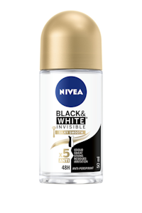 Nivea deo roll-on -antiperspirantti 50ml Black & White Invisible Silky Smooth