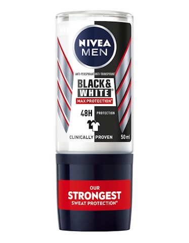 NIVEA MEN 50ml Black & White Max Protection Deo Roll-on -antiperspirantti