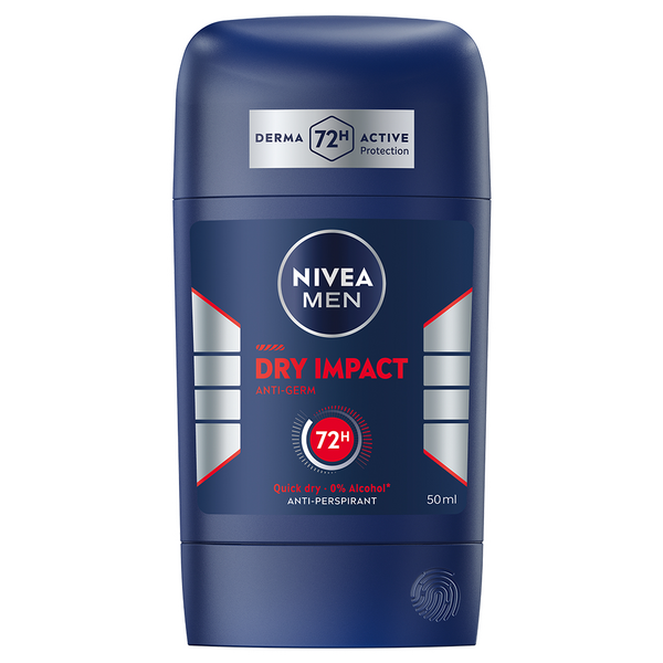 NIVEA MEN Deo Stick 50ml Dry Impact  -antiperspirantti