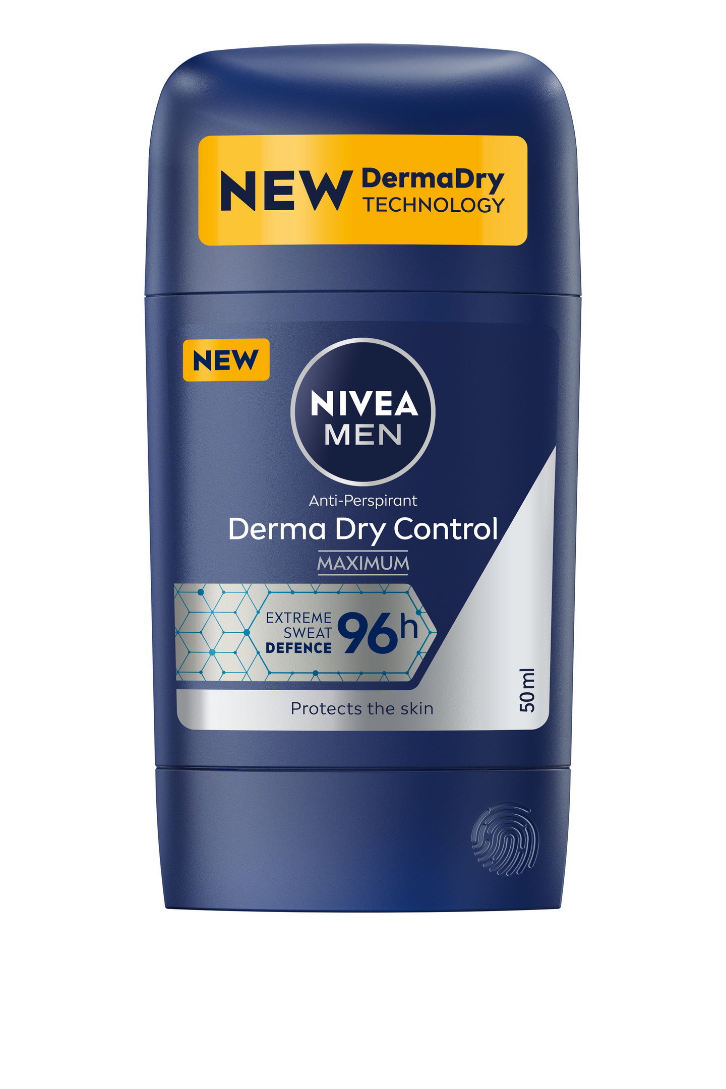 NIVEA MEN 50ml Derma Dry Control Maximum Deo Stick -antiperspirantti