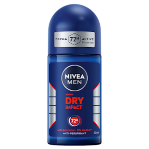 NIVEA MEN 50ml Dry Impact Deo Roll-On -antiperspirantti