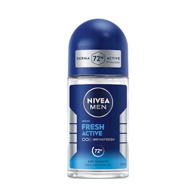 NIVEA MEN 50ml Fresh Active Deo Roll-On -antiperspirantti