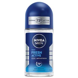 NIVEA MEN 50ml Fresh Active Deo Roll-On -antiperspirantti