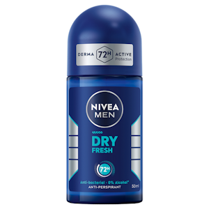 NIVEA MEN 50ml Dry Fresh Deo Roll-On -antiperspirantti