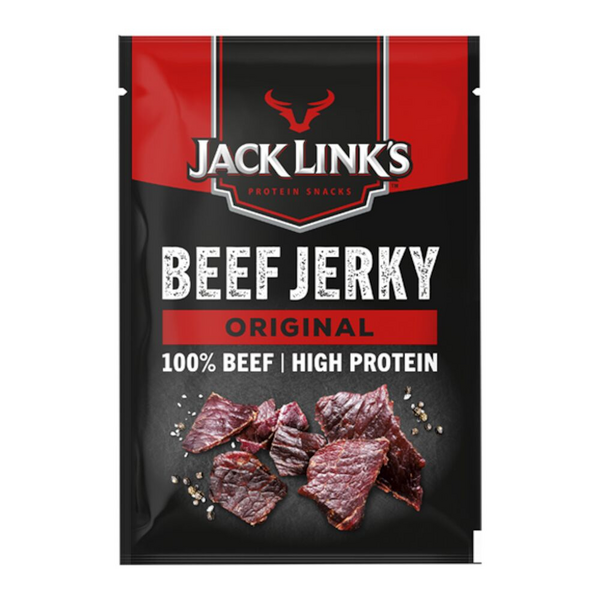 Jack Links Beef Jerky 60g Original maustettuja ja kuivattuja naudanlihasuikaleita