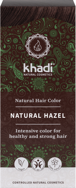 Khadi kasvihiusväri 100g Natural Hazel KRuoka Verkkokauppa