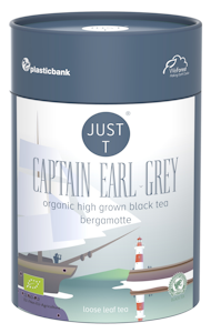 Just T Captain Earl Grey musta irtotee 80g luomu RFA