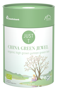 Just T China Green Jewel Green vihreä irtotee 125g luomu RFA