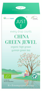 Just T China Green Jewel vihreä luomutee 18ps